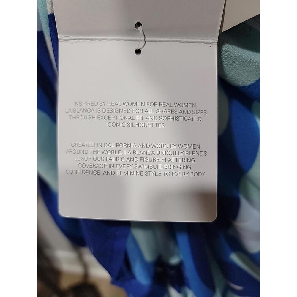 NWT $89 La Blanca Palm Reader Pareo Cover-Up Sarong O/S L62" W40"# C3 - Picture 9 of 9